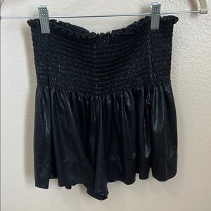 Queen of Sparkles Black Metallic Shorts